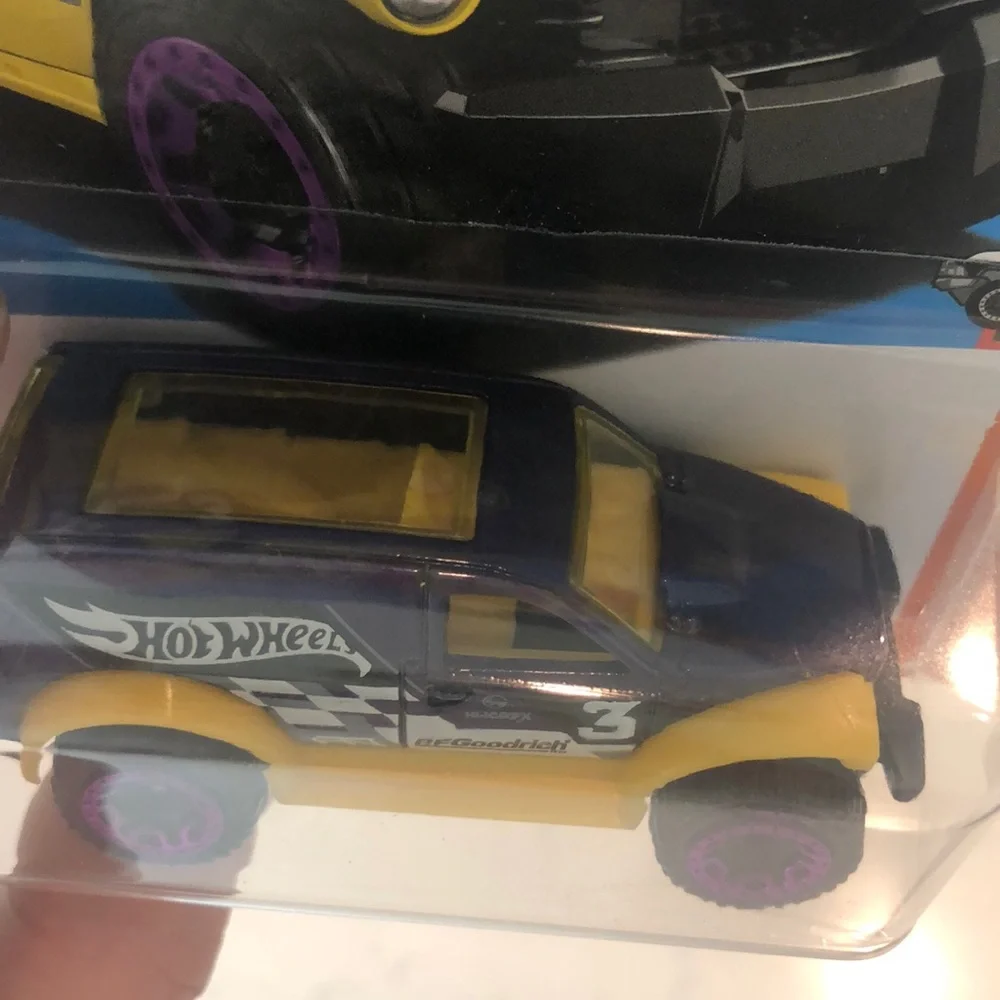 Power Panel Toy Car - Yellow and Purple